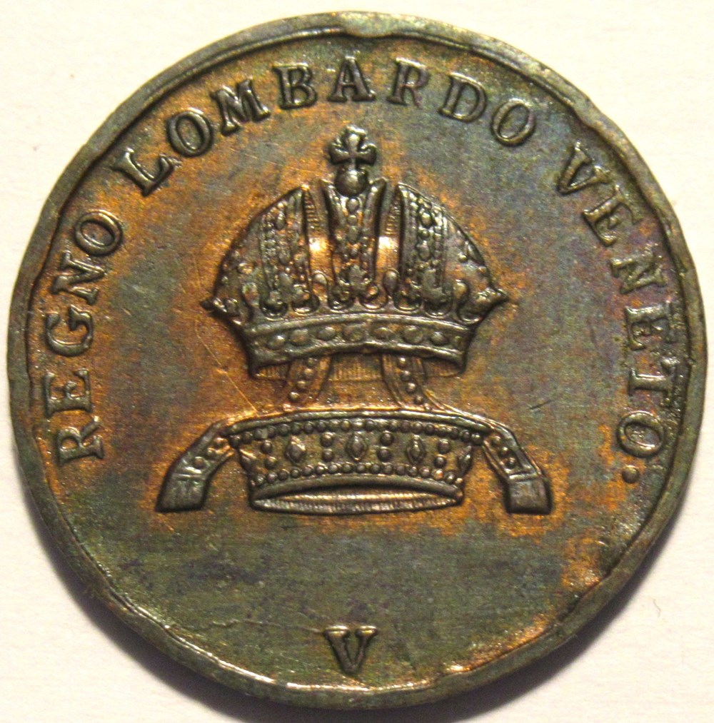 1843 Regno Lombardo-Veneto, 3 Centesimi - Ferdinando I d'Asburgo-Lorena monnaies monde italie 1843 regno lombardo veneto 3 centesimi ferdinando i asburgo lorena