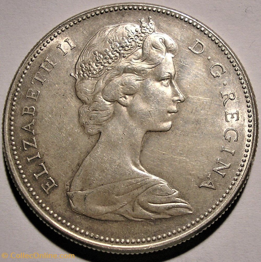 Elizabeth II - 1 Dollar 1867-1967 Confederation Centennial monnaie monde canadum elizabeth ii 1 dollar 1867 1967 confederation centennial