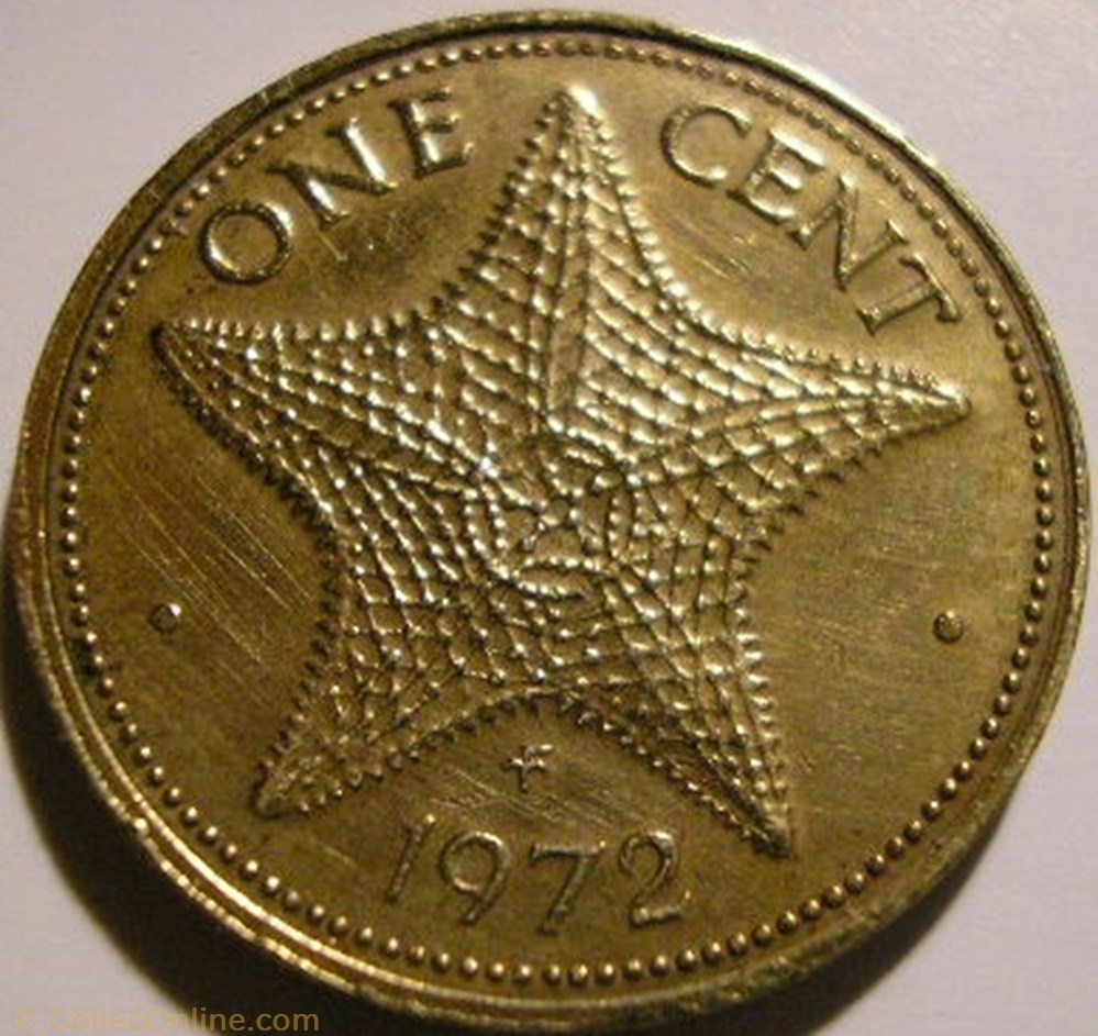 Elizabeth II - 1 Cent 1972 - Bahamas monnaie monde elizabeth ii 1 cent 1972 bahamas