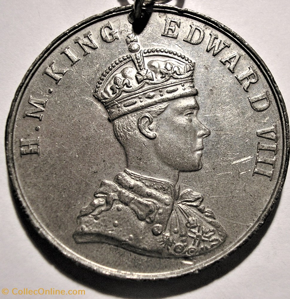 Edward VIII - Coronation Medal 1937 at Westminster Abbey, UK (ex.3) 2 medaille royaume uni edward viii coronation medal 1937 at westminster abbey uk ex 3
