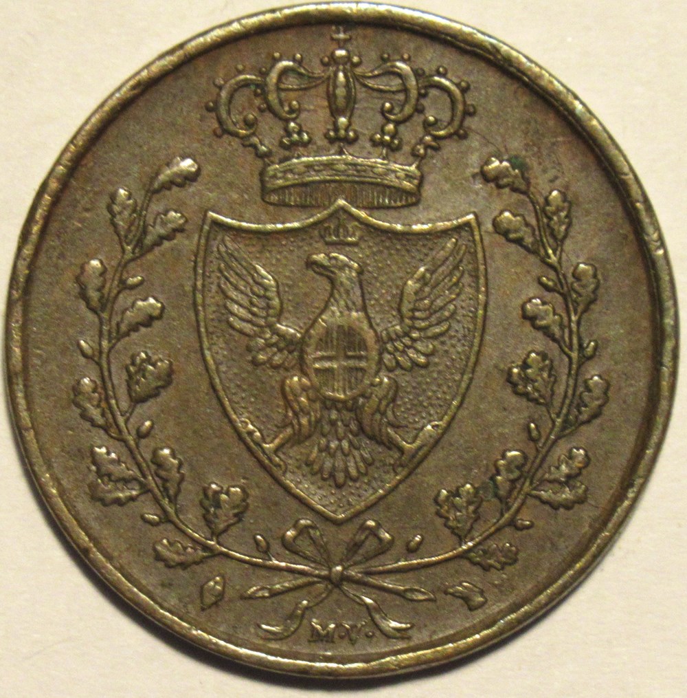 1826 Royaume de Sardaigne - 3 Centesimi Torino - Carlo Felice monnaies monde italie 1826 royaume de sardaigne 3 centesimi torino carlo felice