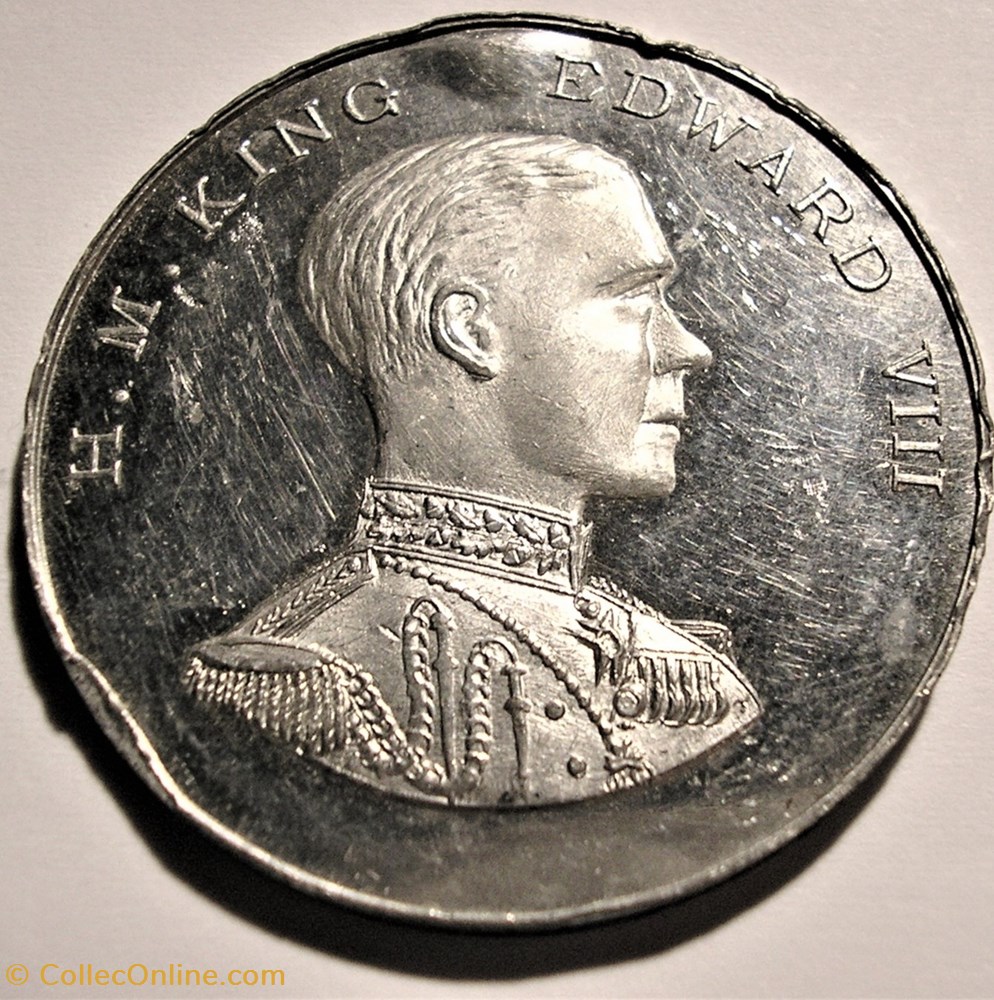 Edward VIII - Coronation Medal 1937, UK 2 medaille royaume uni edward viii coronation medal 1937 uk