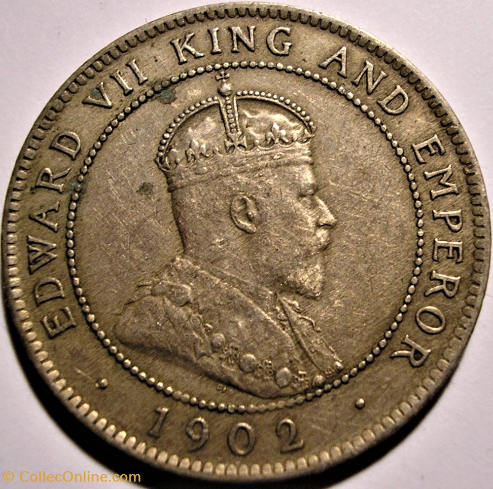 Edward VII - One Penny 1902 - Jamaica monnaie monde royaume uni edward vii one penny 1902 jamaica