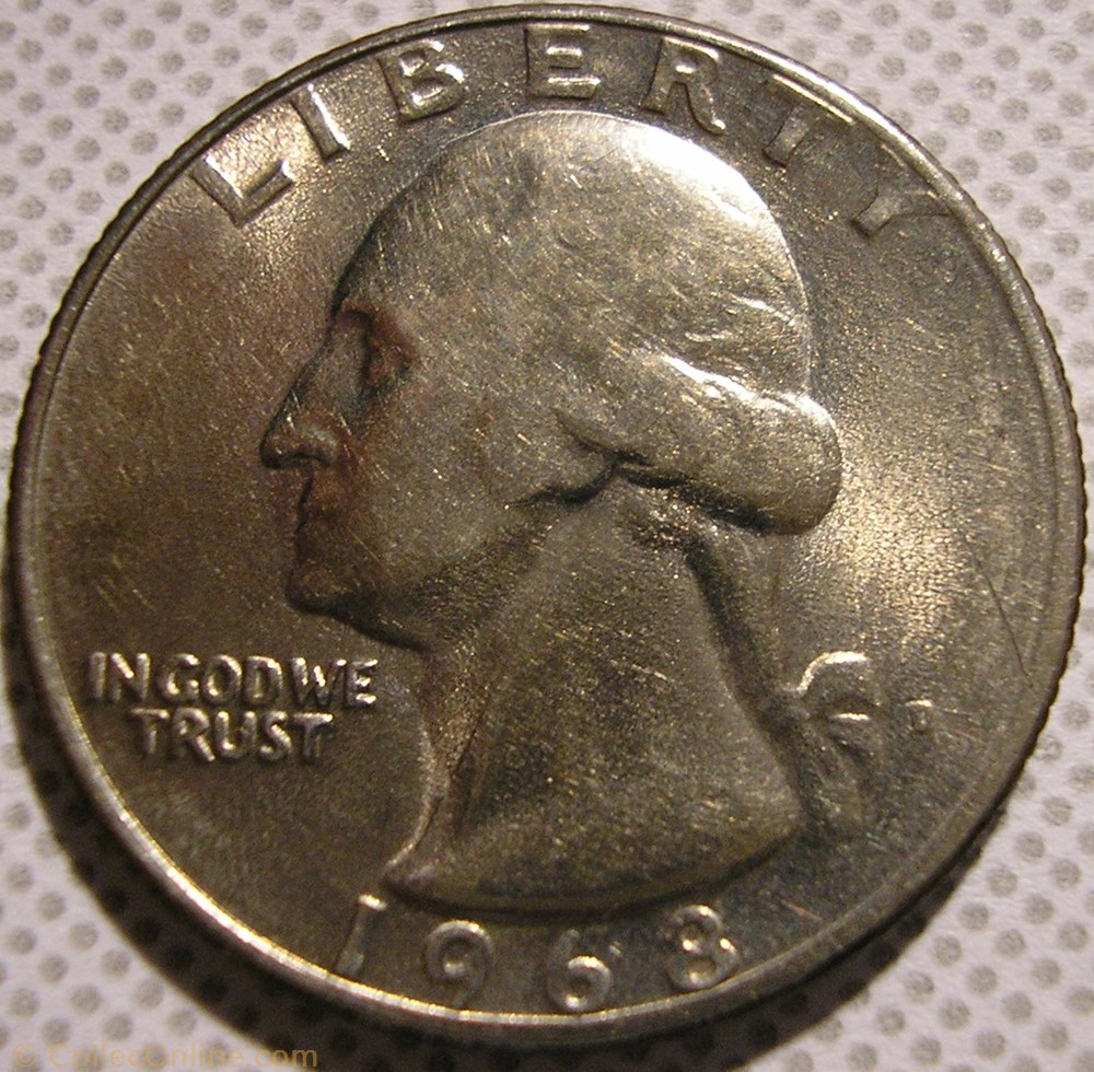 1968 Denver Quarter Dollar monnaie monde etat uni 1968 denver quarter dollar