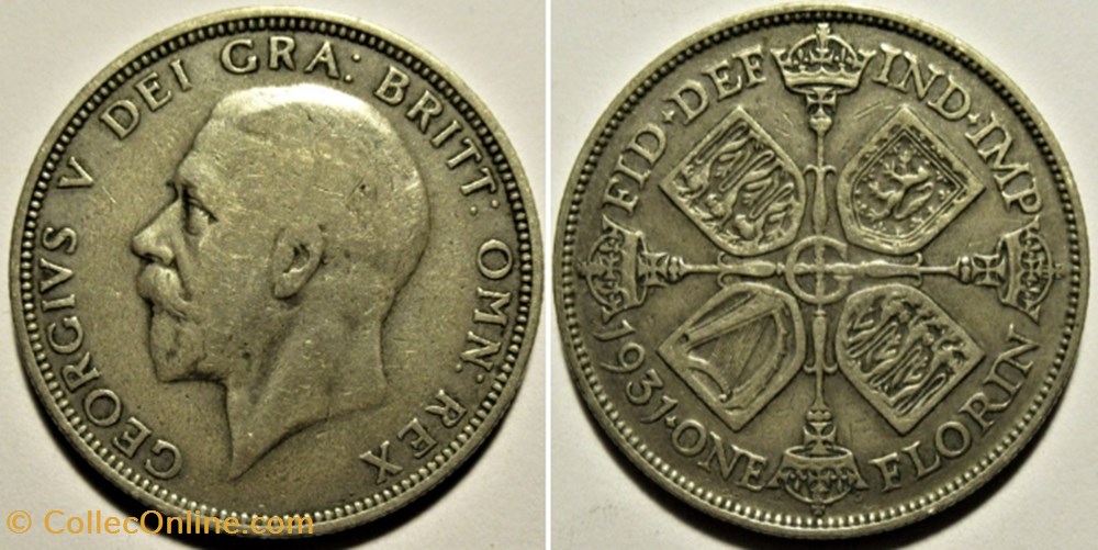 George V - One Florin 1931 - Great Britain monnaies monde royaume uni george v one florin 1931 great britain