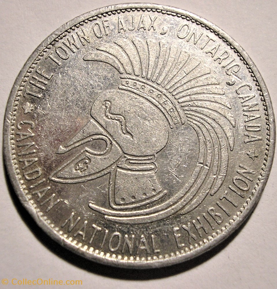 Canadian National Exhibition Token 1963, Ajax, Ontario 2 monnaies paranumismatique jetons poids canadian national exhibition token 1963 ajax ontario