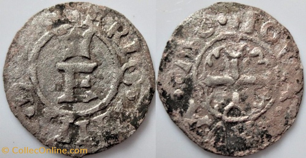 Erik XIV of Sweden - 1 Schilling 1561, City of Reval monnaies europe medievale royaume suede erik xiv of sweden 1 schilling 1561 city of reval