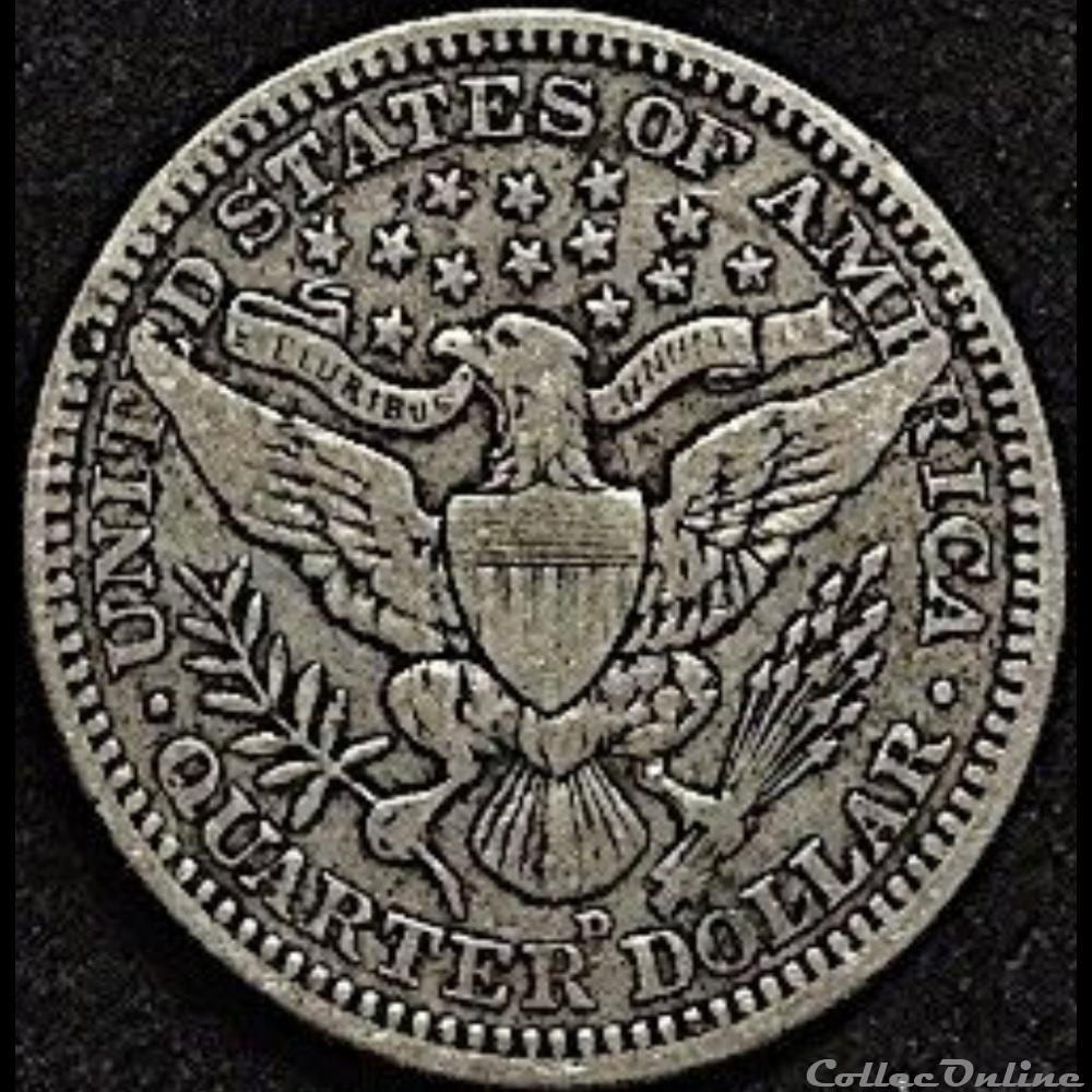 1915 Denver Quarter $ monnaie monde etat uni 1915 denver quarter