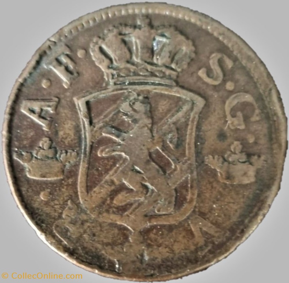 Sweden, King Adolf Fredrik - 2 Öre 1759 - Die Filling 2 monnaies europe medievale royaume suede sweden king adolf fredrik 2 ore 1759 die filling