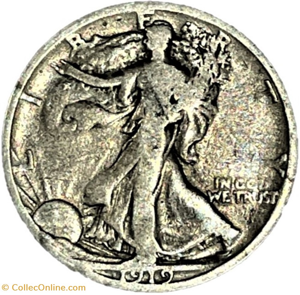 monnaies monde etats unis 1919 san francisco half