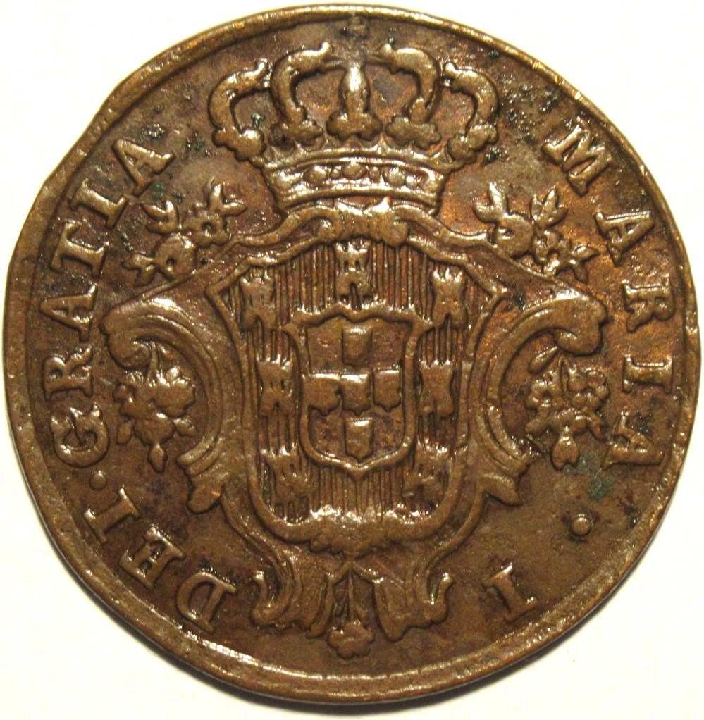 Maria I of Braganza - 5 Reis 1799 - Kingdom of Portugal monnaies monde maria i of braganza 5 reis 1799 kingdom of portugal