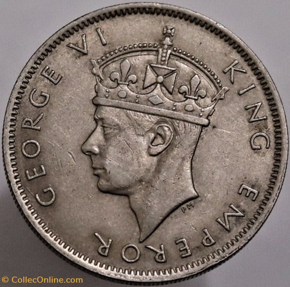 George VI - Two Shillings 1947 - Southern Rhodesia monnaie monde zimbabwe george vi two shillings 1947 southern rhodesia