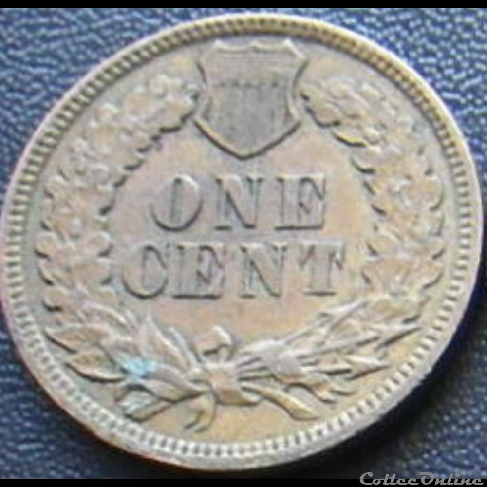1881 One Cent '(ex.3) monnaie monde etat uni 1881 one cent ex 3