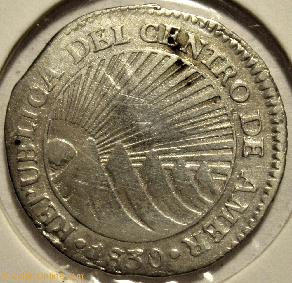 Honduras 1 Real 1830 - Central American Republic monnaies monde honduras 1 real 1830 central american republic
