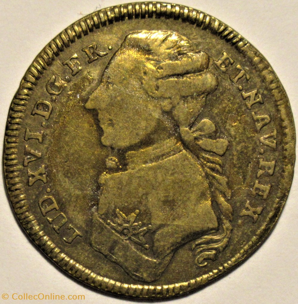 Louis XVI - c.1780, "Felicitas Publicas" Jeton de Nuremberg monnaies paranumismatique jetons poids louis xvi c 1780 felicitas publicas jeton de nuremberg