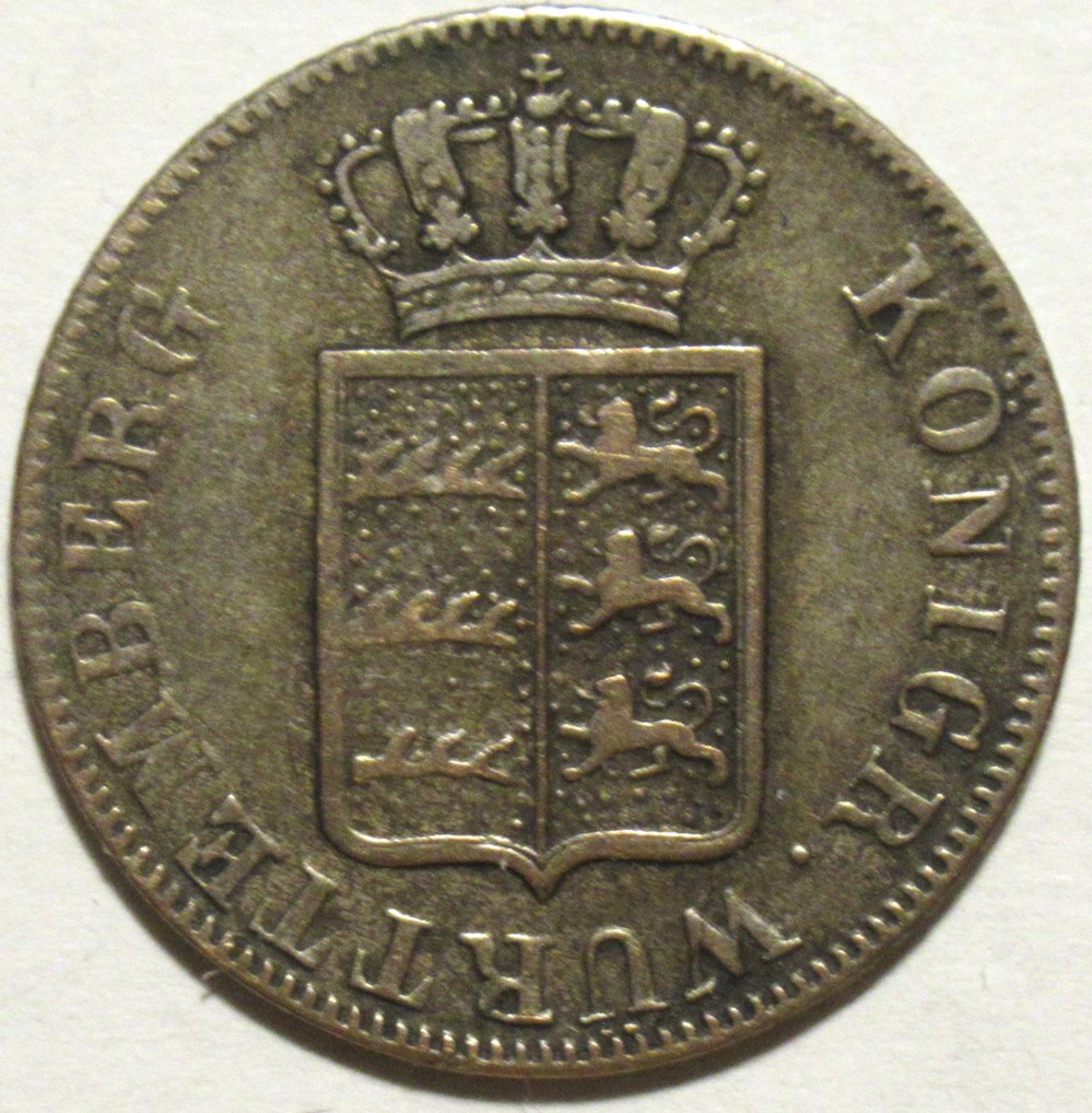 Wilhelm I - 6 Kreuzer 1839 - Kingdom of Württemberg monnaies europe medievale a saint empire romain germanique wilhelm i 6 kreuzer 1839 kingdom of wurttemberg