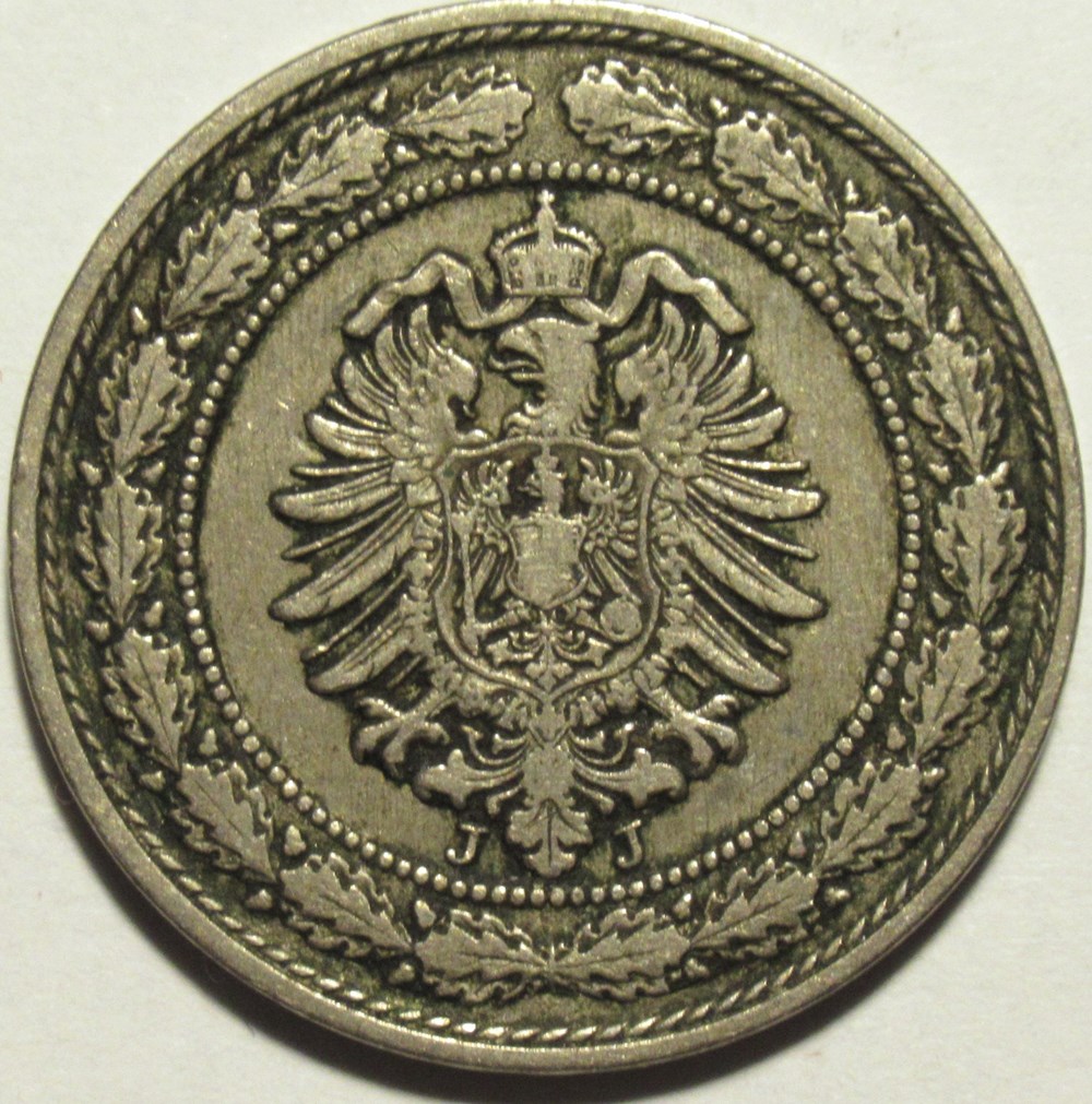 monnaies monde allemagne wilhelm i 20 pfennige 1888 hamburg german empire