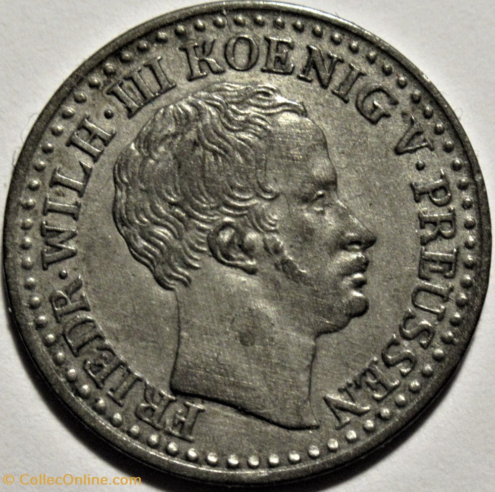 Friedrich Wilhelm III - 1 Groschen 1827 Düsseldorf - Kingdom of Prussia monnaies europe medievale saint empire romain germanique friedrich wilhelm iii 1 groschen 1827 dusseldorf kingdom of prussia