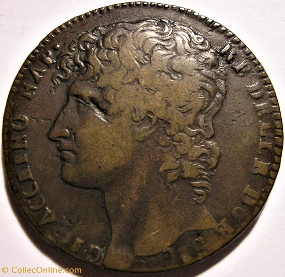 1810 Royaume de Naples, 3 Grana - Joachim Murat monnaies monde italie 1810 royaume de naples 3 grana joachim murat