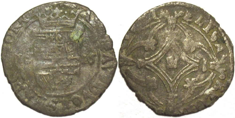 Albert & Isabelle - 1 Patard 1616 - Tournai, Spanish Netherlands monnaies europe medievale pays bas espagnols albert isabelle 1 patard 1616 tournai spanish netherlands