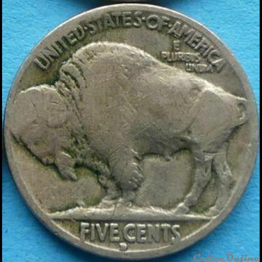 1929 Denver 5 Cents - Repunched Mint monnaie monde etat uni 1929 denver 5 cents repunched mint
