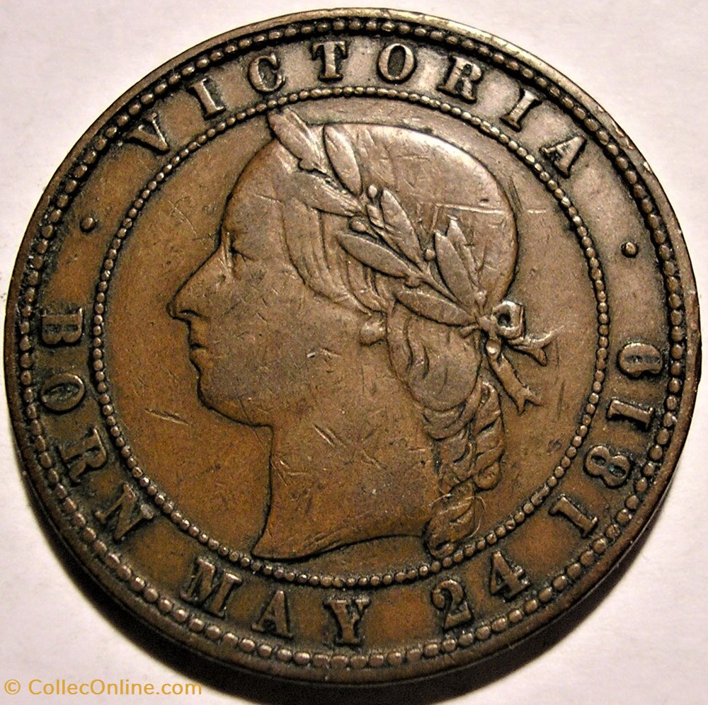 monnaie monde nouvelle zelande 1871 one penny token auckland licensed victuallers association new zealand