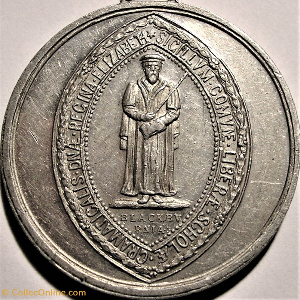 medaille royaume uni george v mary 1935 silver jubilee richmond school medal uk