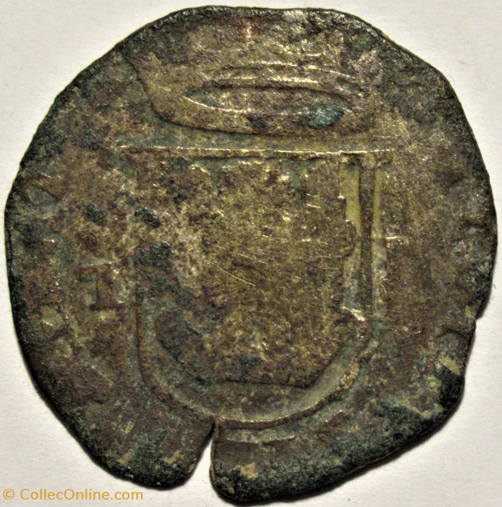 Felipe II ca. 1566-1598 - Cuartillo Toledo 2 monnaies europe medievale royaume espagne felipe ii ca 1566 1598 cuartillo toledo