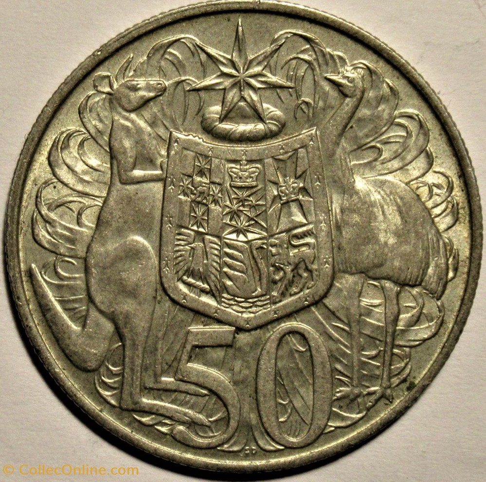 monnaies monde australie elizabeth ii 50 cents 1966 australia
