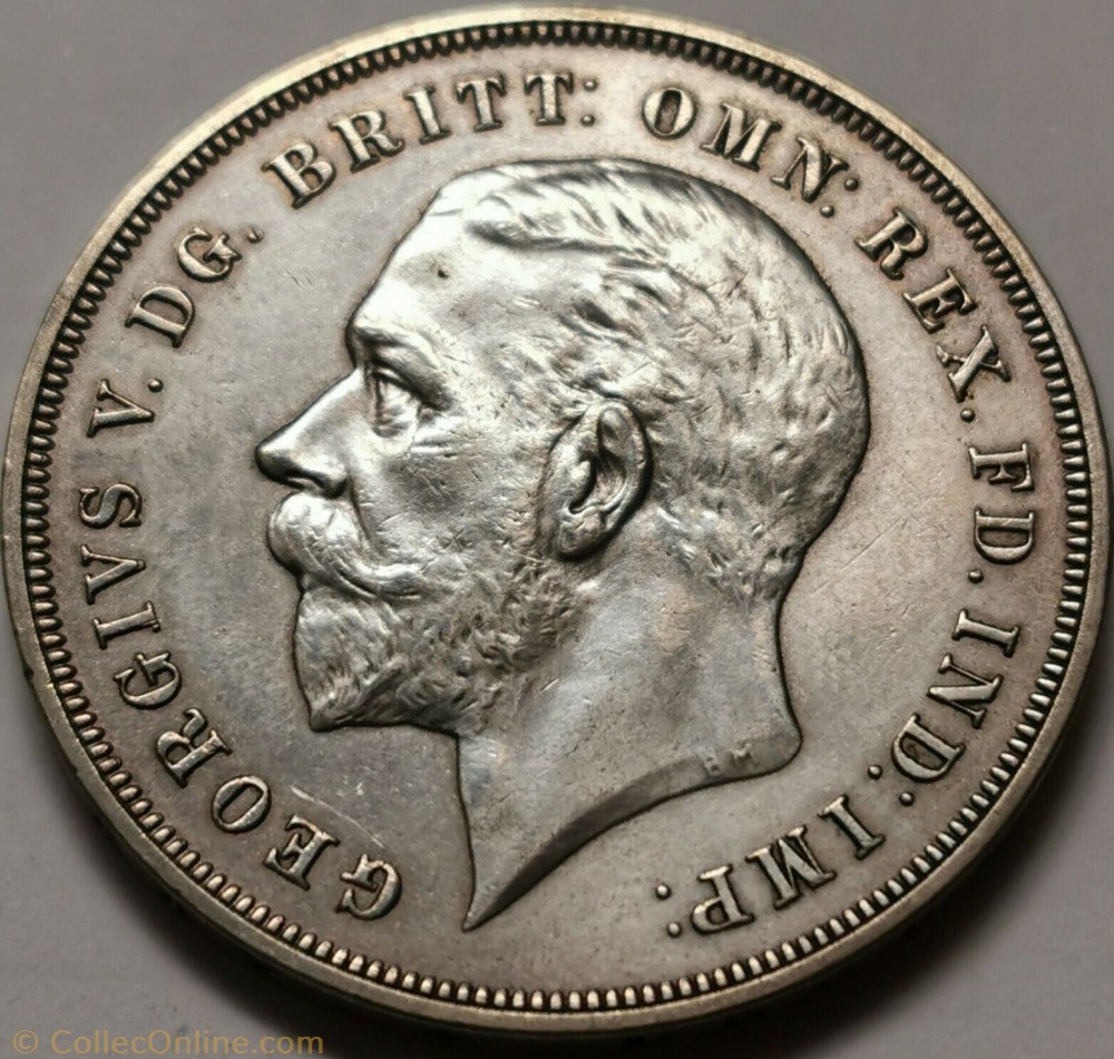 monnaies monde royaume uni george v one crown 1935 silver jubilee