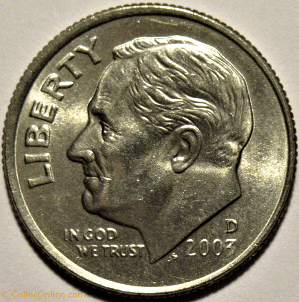 monnaies monde etats unis 2003 denver dime