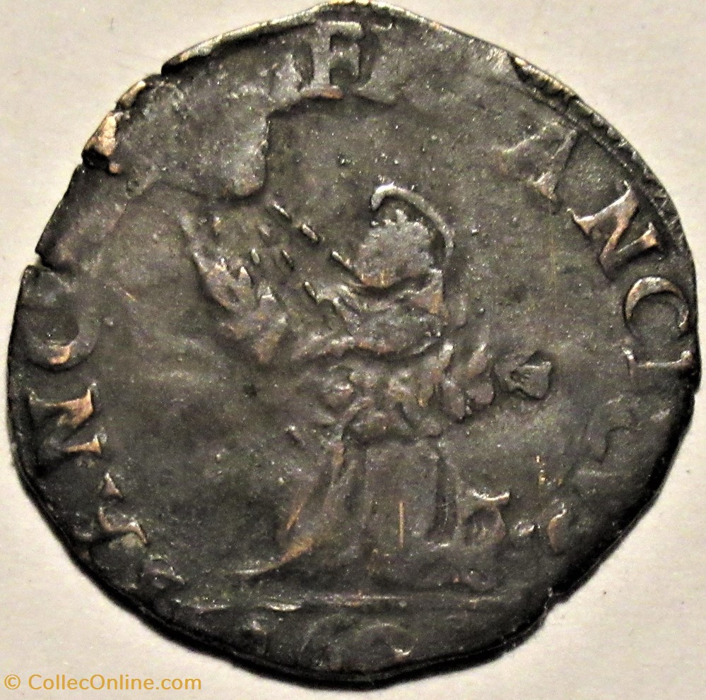 1600 Duchy of Montferrato, Cavalotto with Saint Francis - Francesco IV Gonzaga monnaies europe medievale duche de mantoue 1600 duchy of montferrato cavalotto with saint francis francesco iv gonzaga