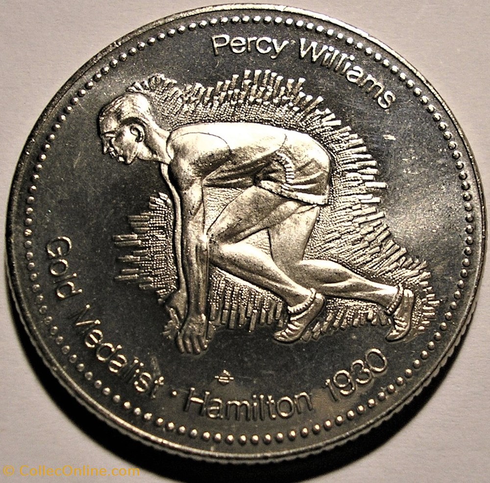 Edmonton, Alberta - Commonwealth Games Token 1978 - Percy Williams 3 monnaie jeton mereaux edmonton alberta commonwealth games token 1978 percy williams
