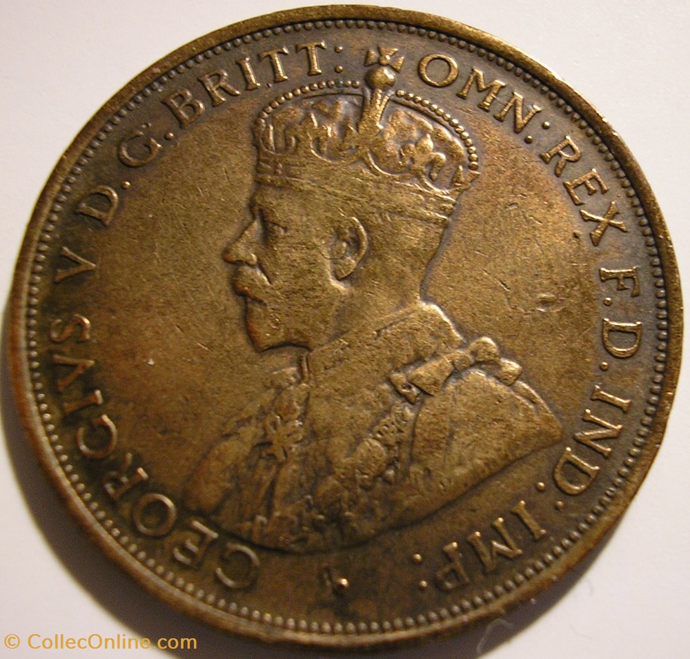 Great Britain 1911 top BU One Penny Coin.