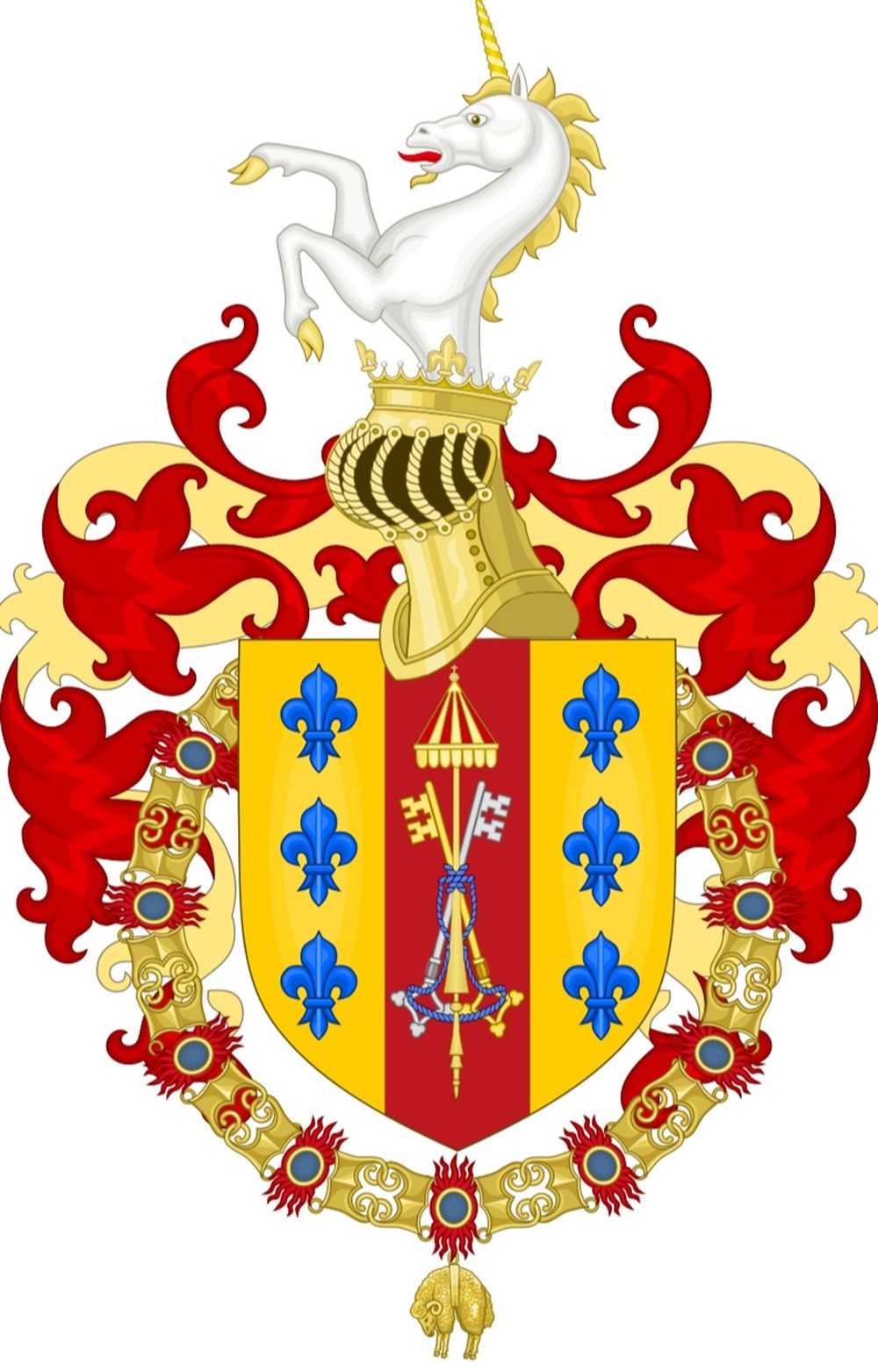 Ducato di Castro - House of Farnese - Bookmark monnaies monde italie ducato di castro house of farnese bookmark