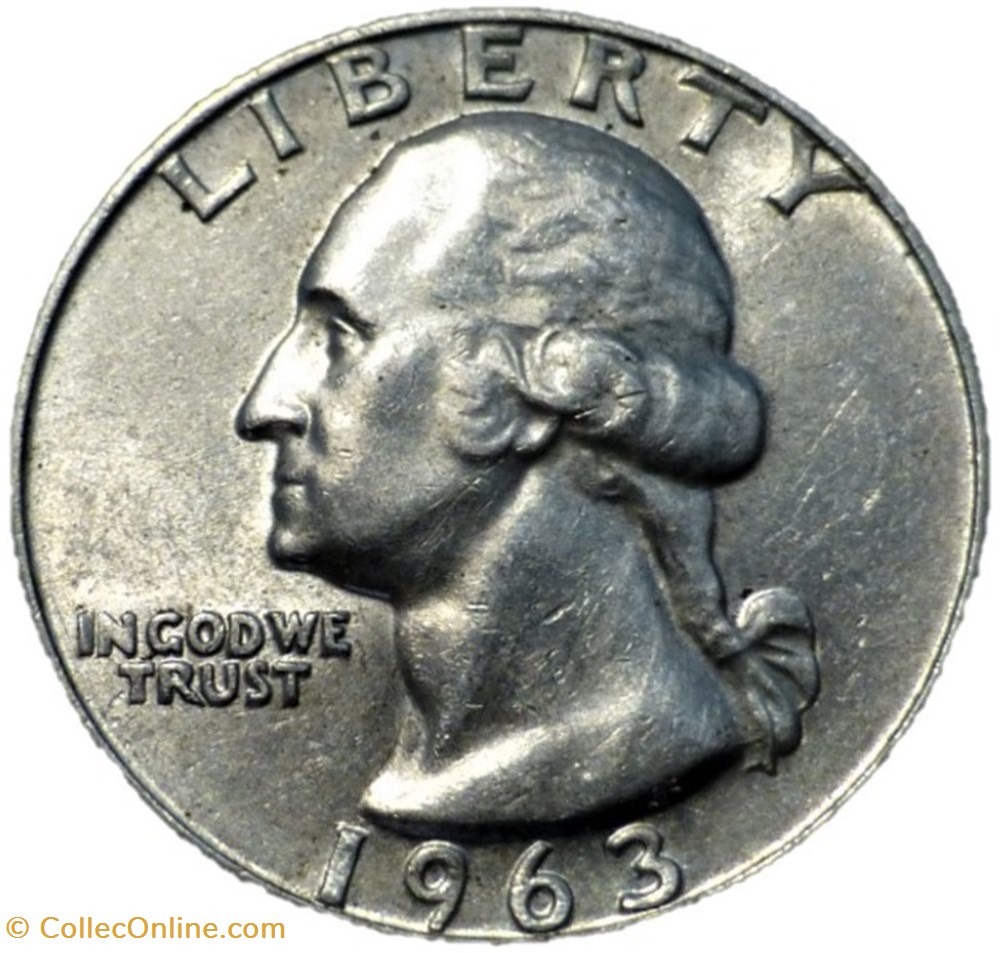 1963 Denver Quarter Dollar monnaies monde etats unis 1963 denver quarter dollar