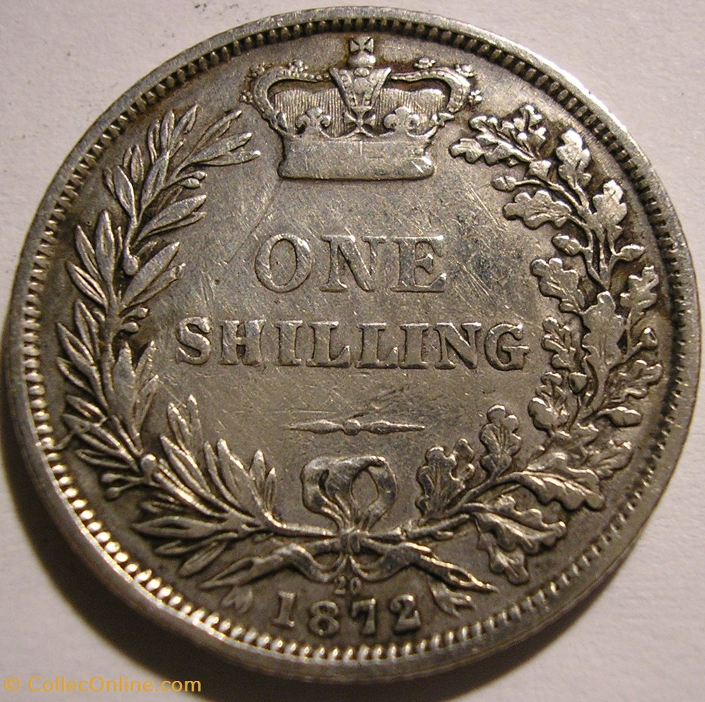 Victoria - 1 Shilling 1872 - Kingdom of Great Britain monnaies monde royaume uni victoria 1 shilling 1872 kingdom of great britain