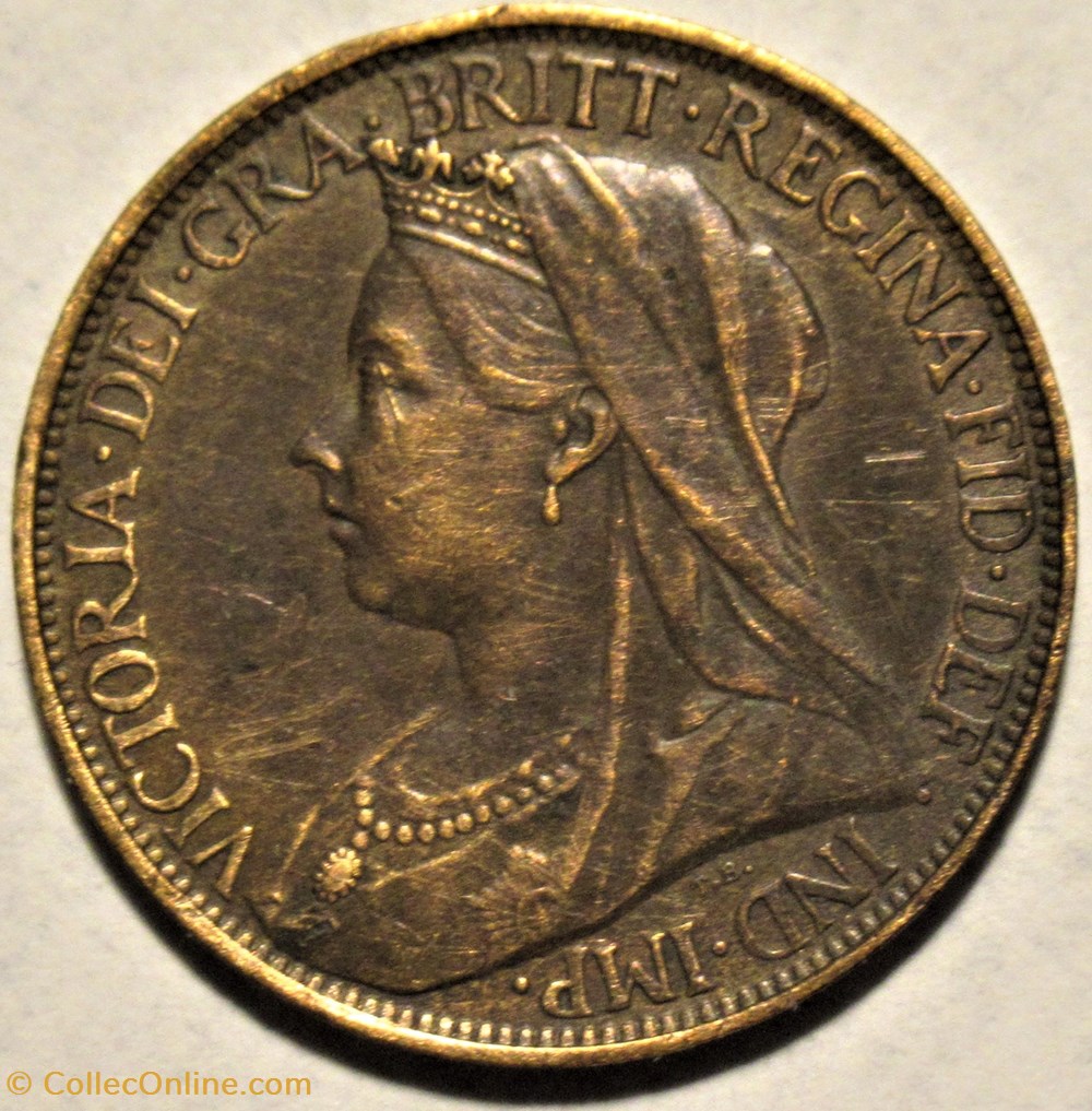 monnaies monde royaume uni victoria one farthing 1896 kingdom of great britain