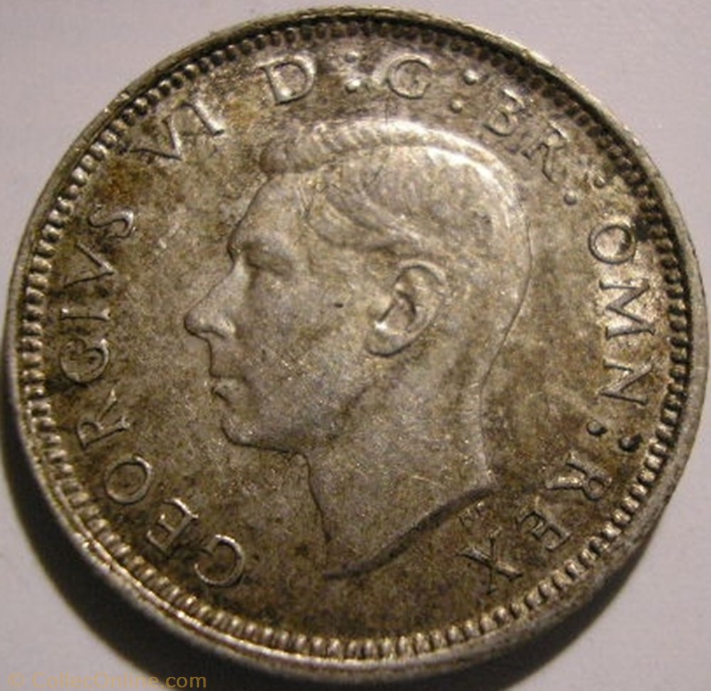George VI - 6 Pence 1942 - Great Britain monnaie monde royaume uni george vi 6 pence 1942 great britain