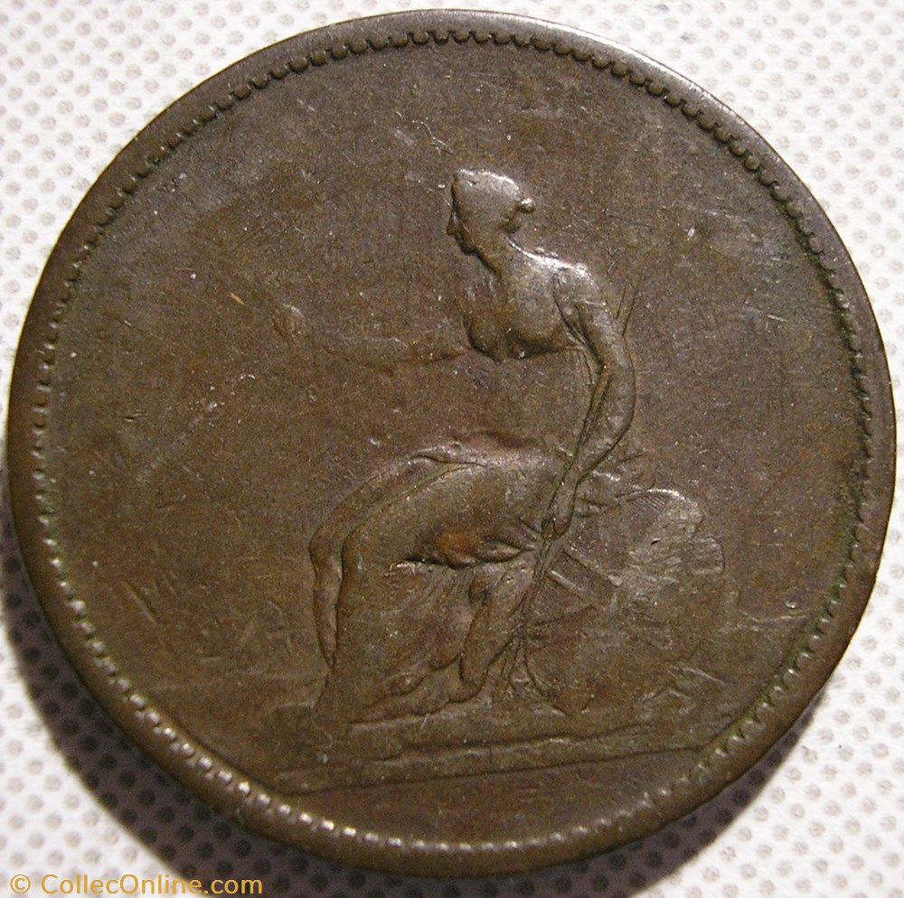 George III - 1 Penny 1807 Great Britain (ex.2) monnaie monde royaume uni george iii 1 penny 1807 great britain ex 2