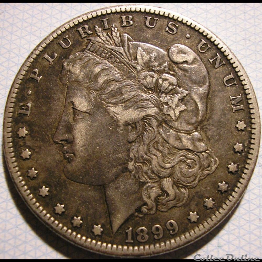 1899 New Orleans Dollar (ex.2) monnaies monde etats unis 1899 new orleans dollar ex 2