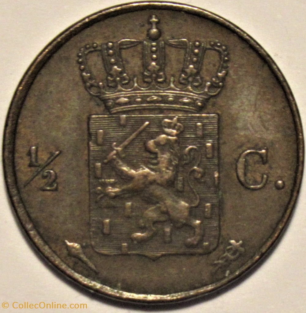 monnaies monde pays bas willem i of nederland cent 1822