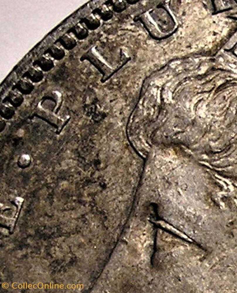 1904 New Orleans Dollar - Die Crack 3 monnaies monde etats unis 1904 new orleans dollar die crack