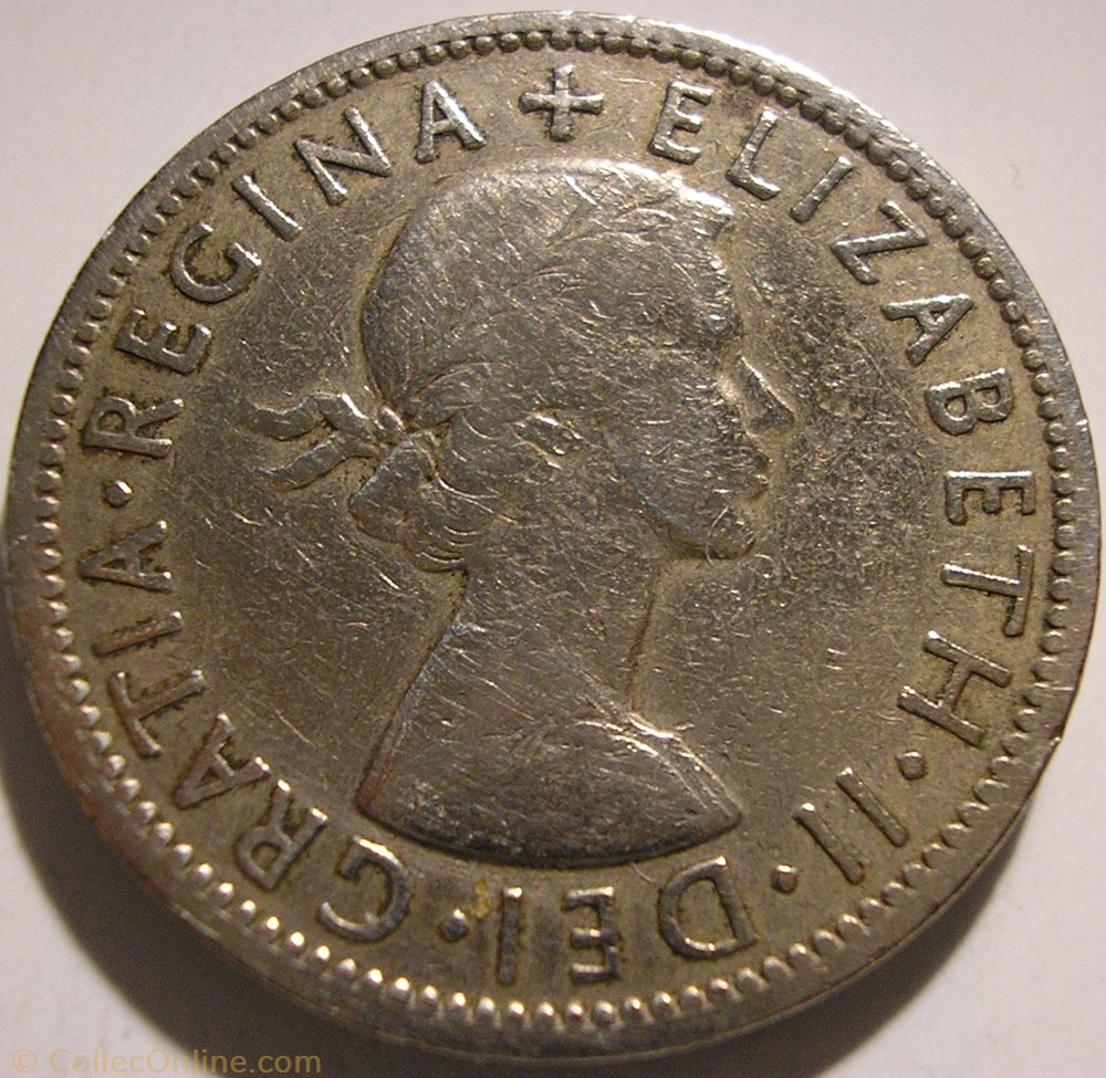 monnaie monde royaume uni elizabeth ii 1 florin 1956 uk
