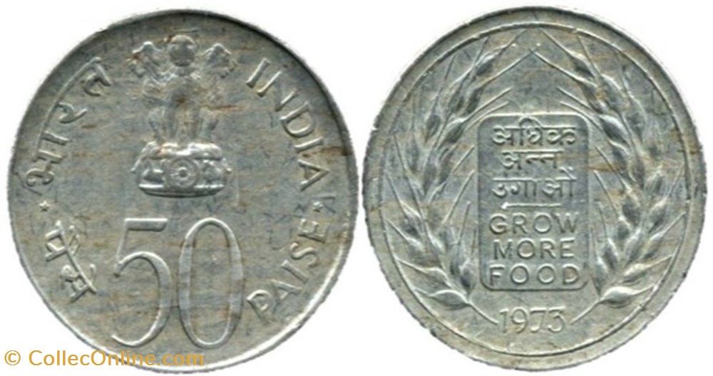 India 50 Paise 1973 Calcutta FAO Coins World Distinctive india-50-paise-1973-calcutta-fao-coins-world-distinctive