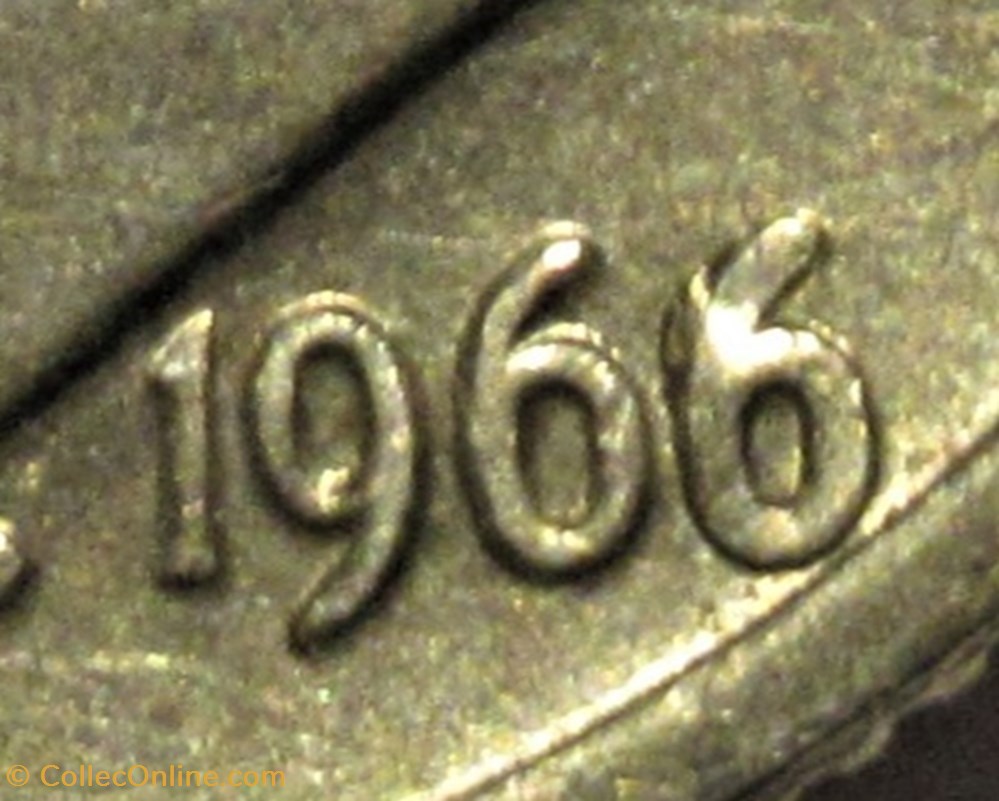 monnaies monde etats unis 1966 dime doubling date