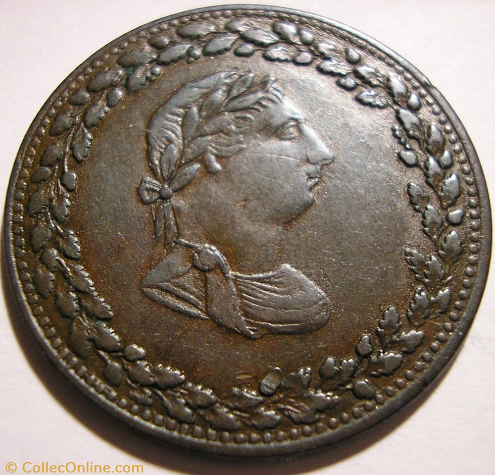 George III - HalfPenny Token 1812 - Tiffin's commerce. 3 monnaies monde canada george iii halfpenny token 1812 tiffin s commerce