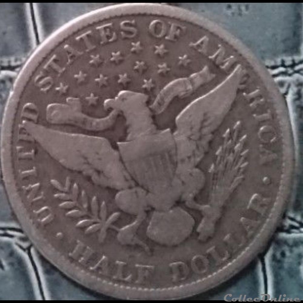 1901 Half Dollar monnaies monde etats unis 1901 half dollar