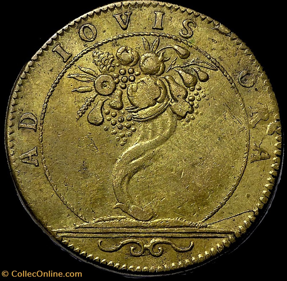 Louis XIV - c.1700 Jeton, mesures de sécurité publiques monnaies paranumismatique jetons poids louis xiv c 1700 jeton mesures de securite publiques