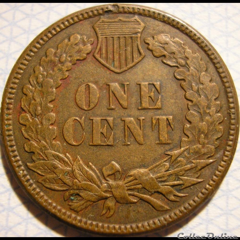 1885 One Cent monnaie monde etat uni 1885 one cent